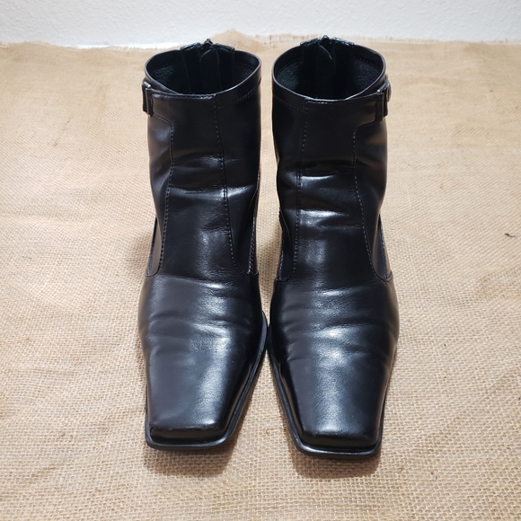 FRANCO SARTO Ankle Boots Square Toe Heel - Picture 2 of 8